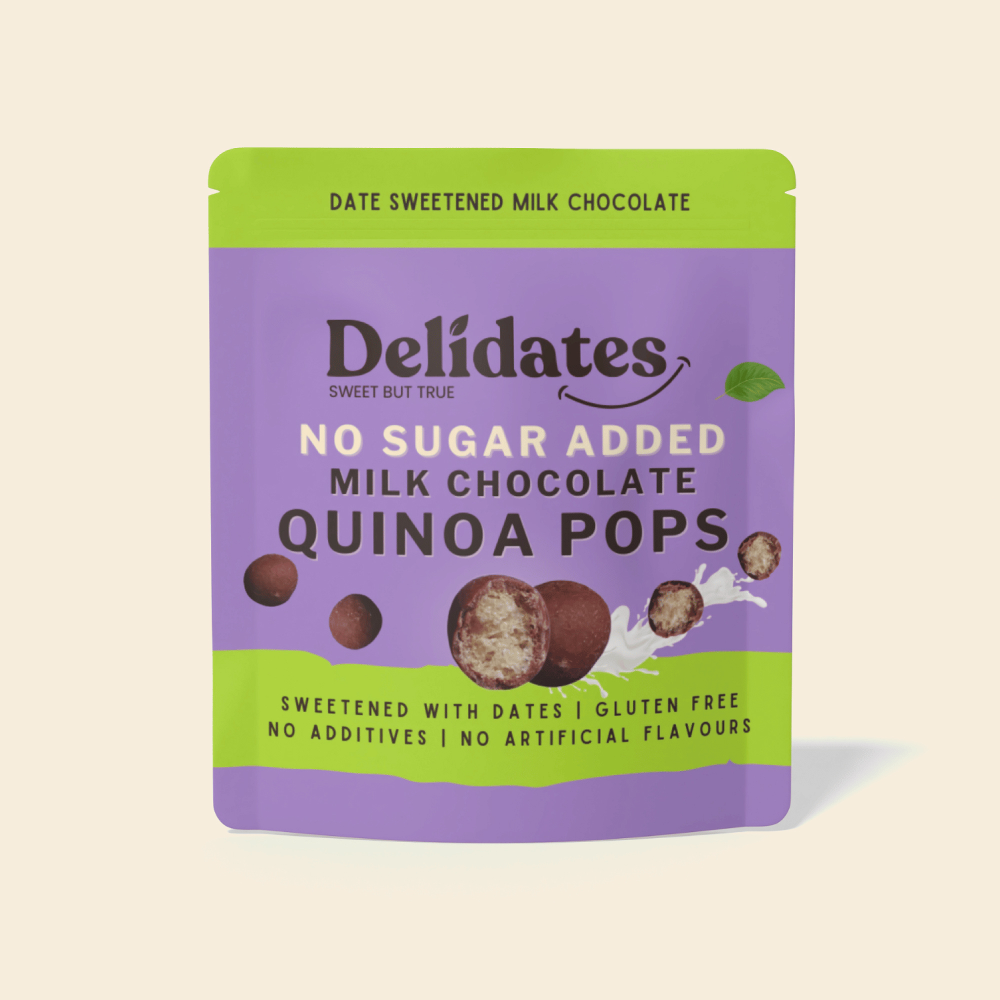 Milk Chocolate Quinoa Pops