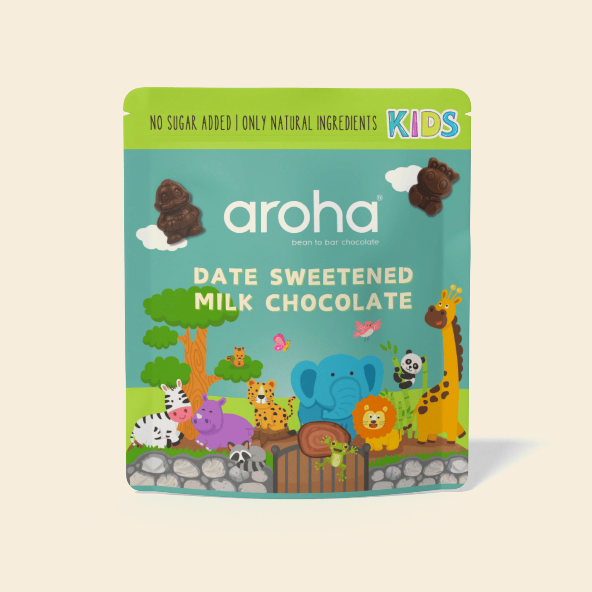 Aroha Date Sweetened Milk Chocolate