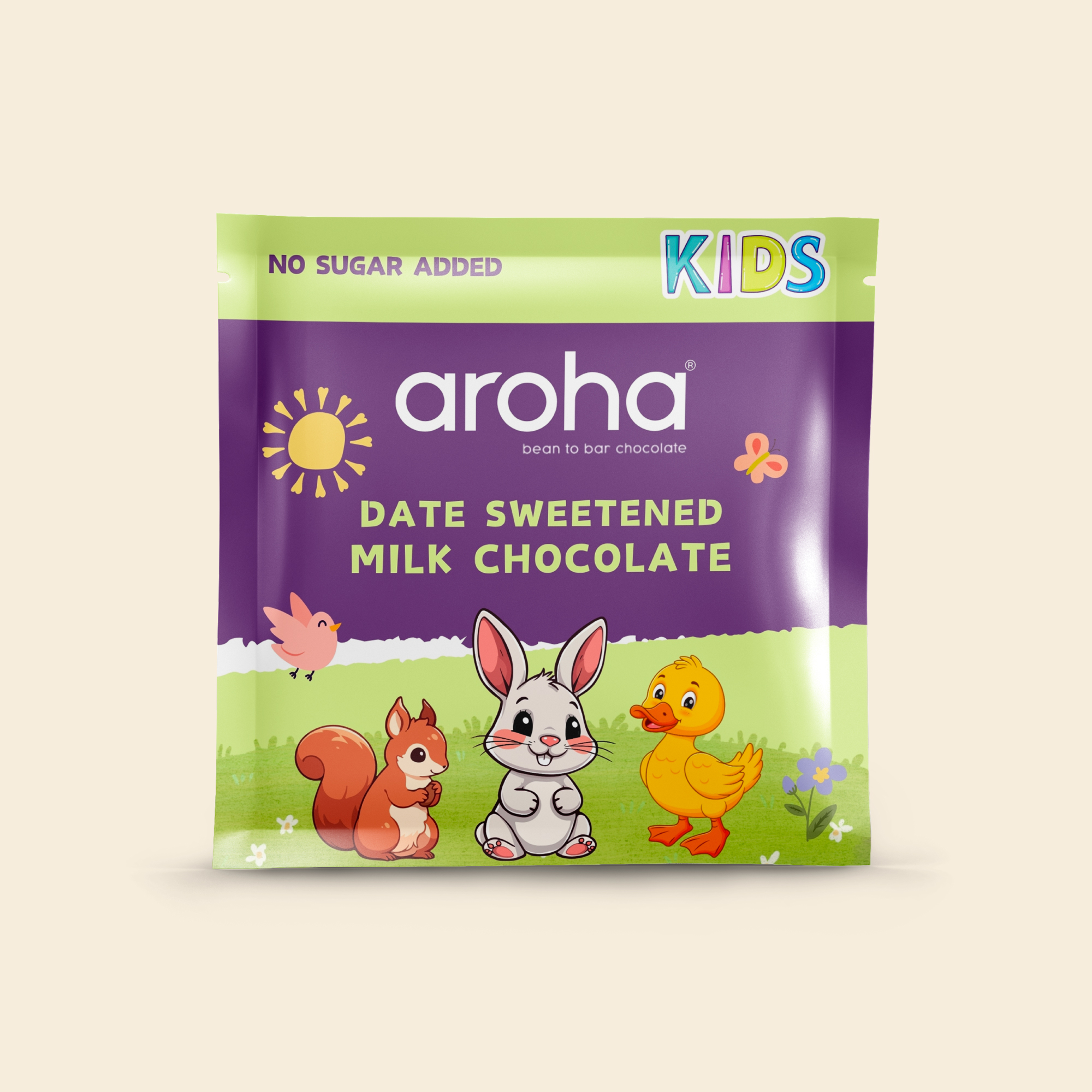 Aroha Date Sweetened Milk Chocolate