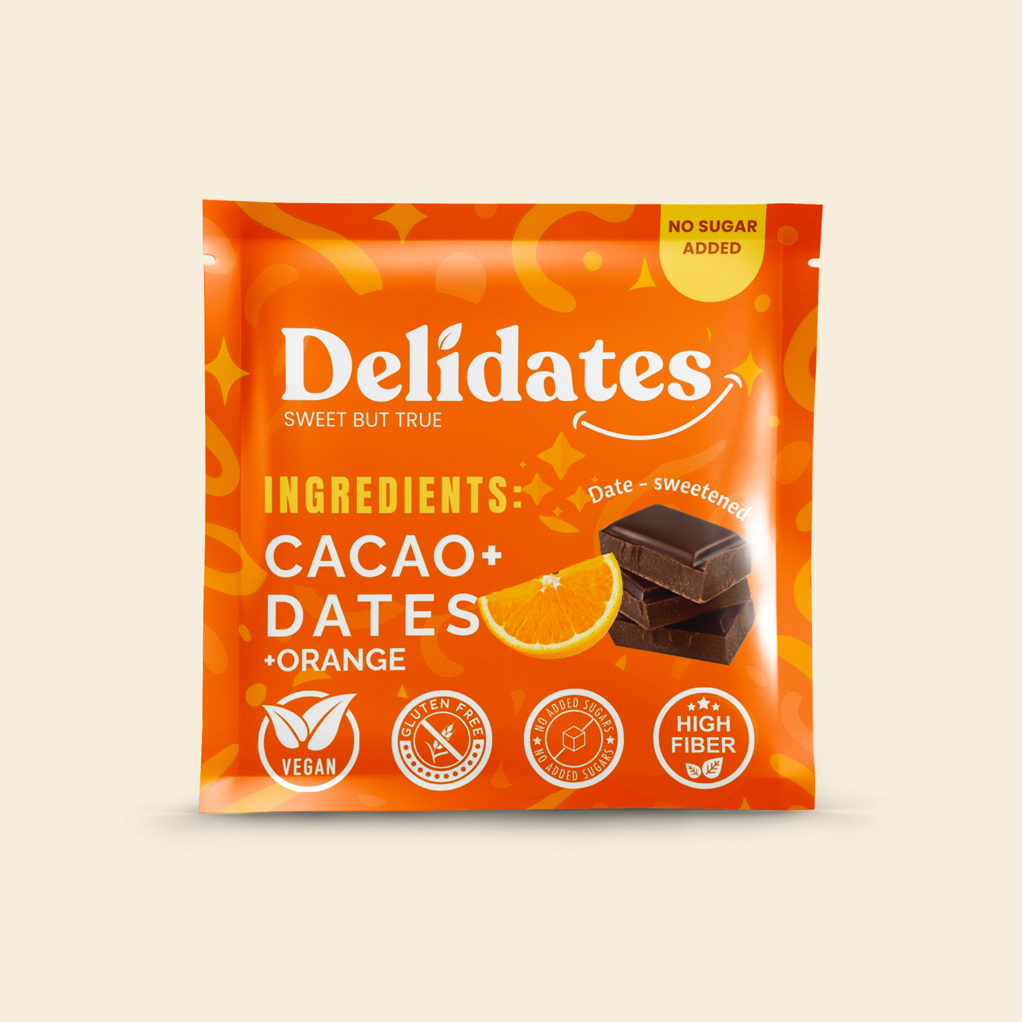 Delidates Orange Date Dark Chocolate